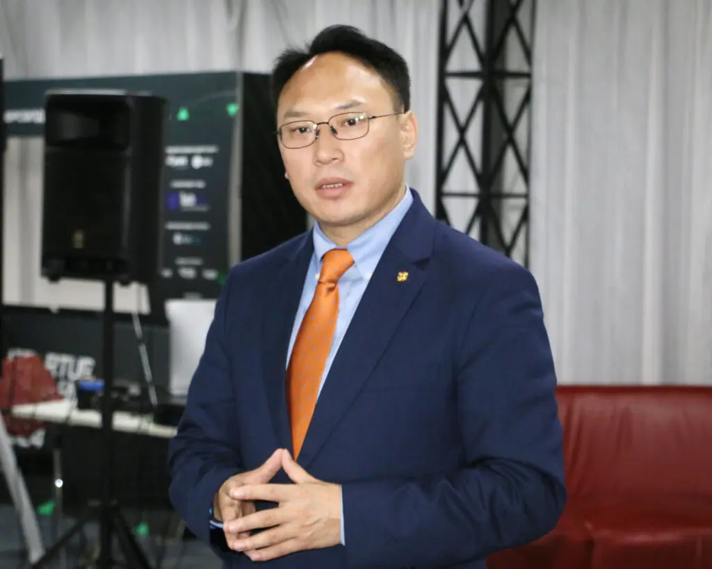 MINISTER OF ELECTRONIC DEVELOPMENT, INNOVATION AND COMMUNICATIONS TS. BAATARKHUU: WE WILL WORK TOGETHER TO MAKE THE IT SECTOR A KEY SECTOR OF THE ECONOMY.