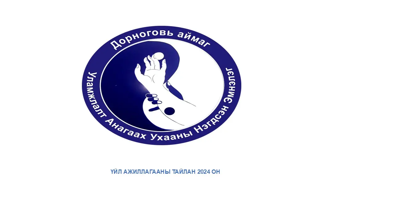 Уламжлалт анагаах ухааны нэгдсэн эмнэлгийн үйл ажиллагааны тайлан 2024 он