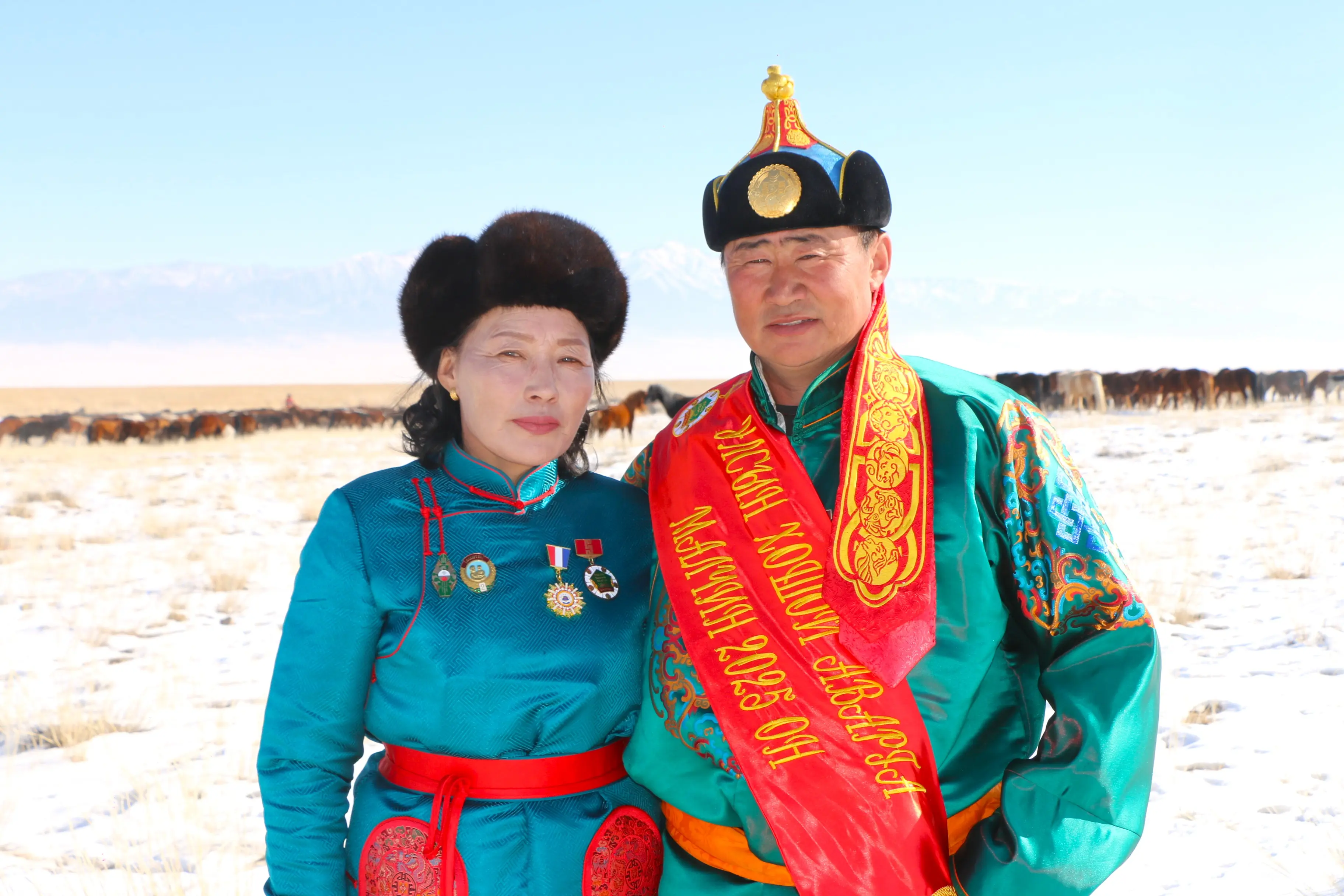 D. Otgonnyam became the “Double Champion of Mongolia” herder