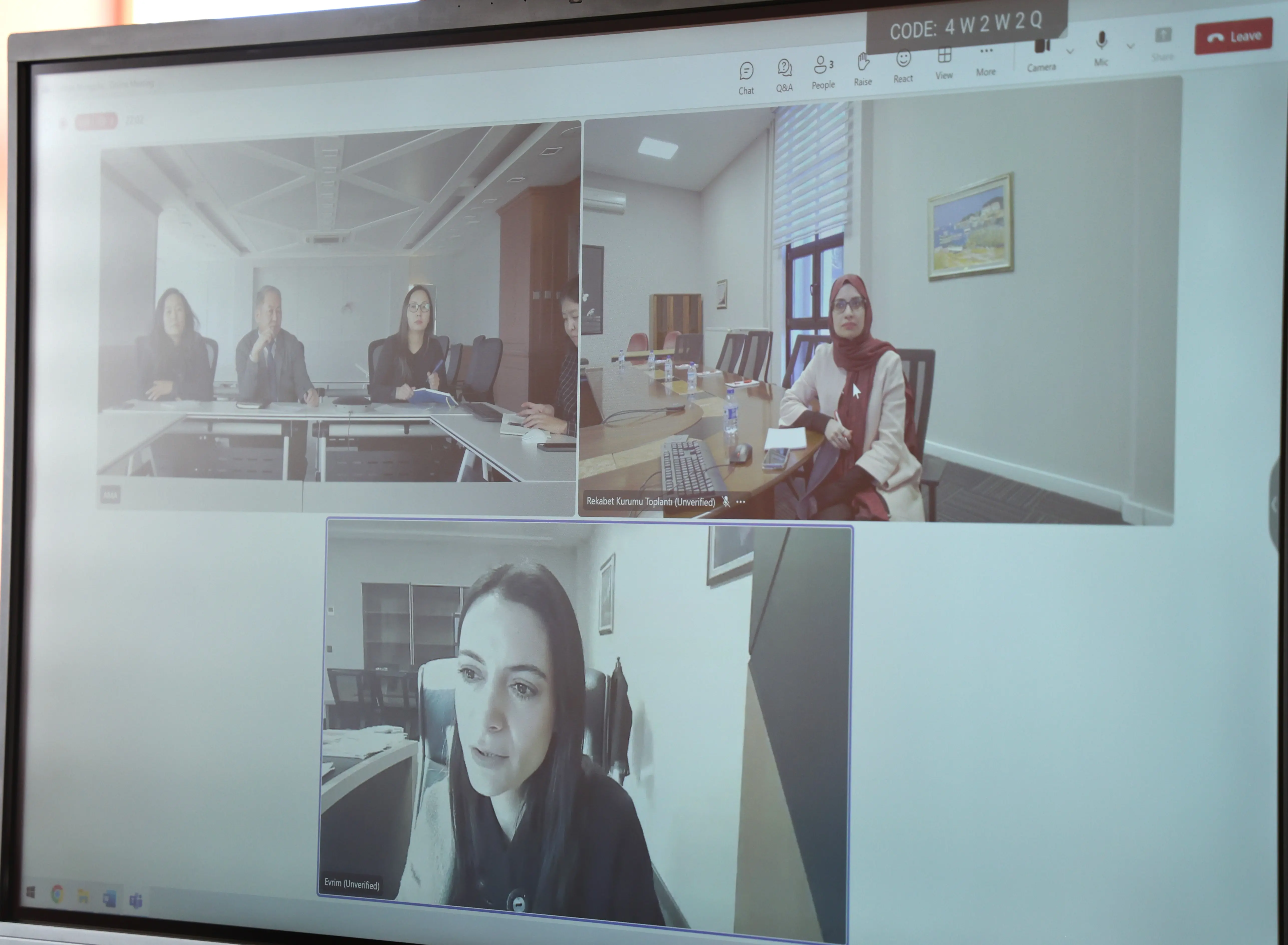 Online meeting with the Turkish Competition Authority