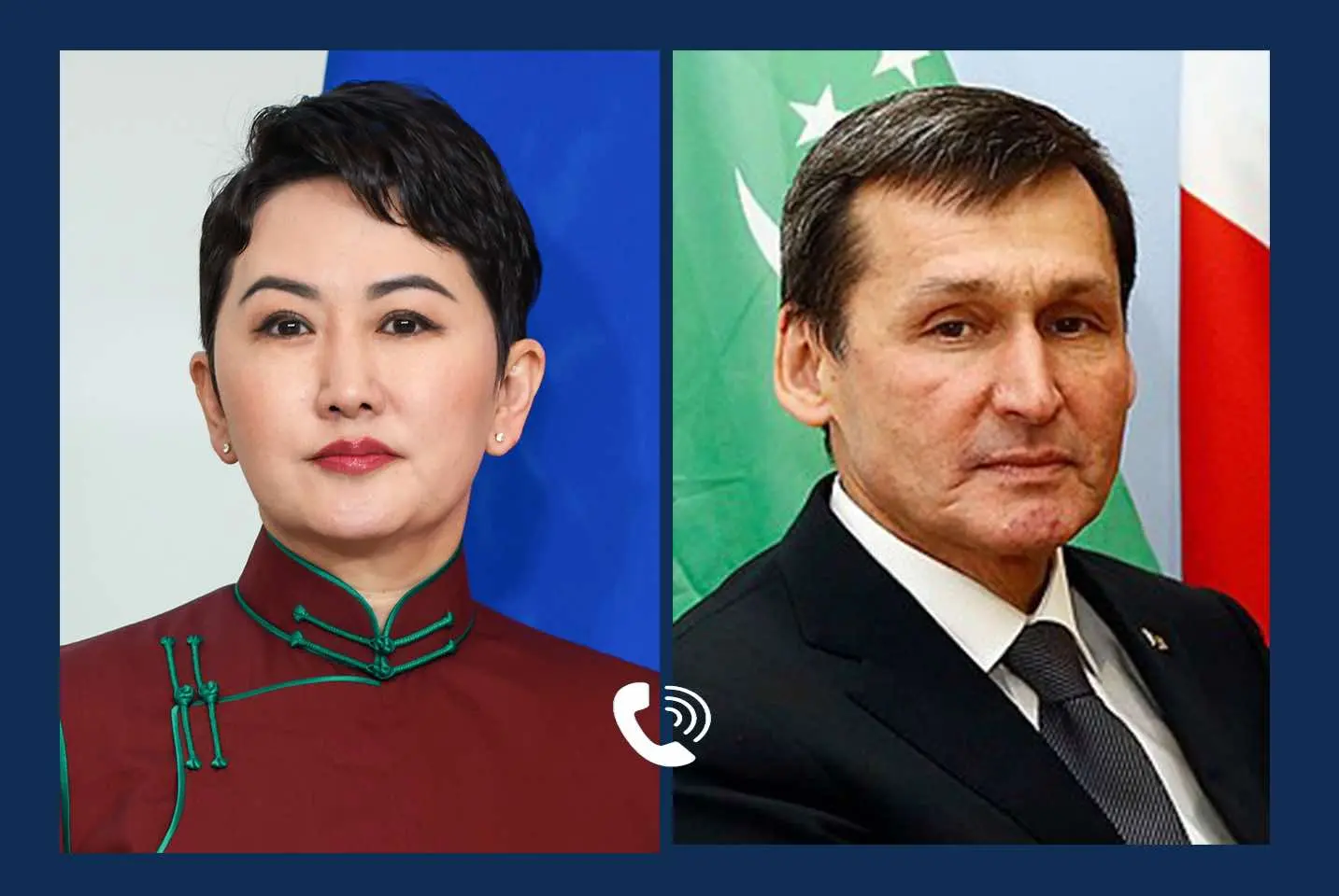 FOREIGN MINISTERS OF MONGOLIA AND TURKMENISTAN HELD A TELEPHONE CONVERSATION